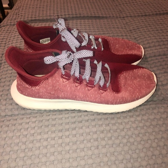 Adidas Men’s Tubular Shadow Collegiate Burgundy 9.5 main image 6